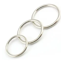 Mở hộp vòng đeo dương vật Inox 3 size phổ biến