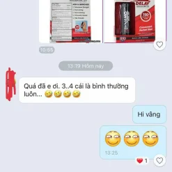 Khách review xịt Maxman giúp kéo dài trận đấu hơn 30 phút