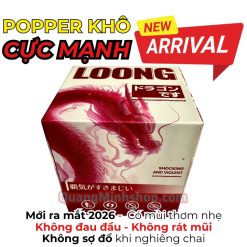 Popper Khô Loong 60ml Cực Mạnh – Phiên Bản Cao Cấp 2026