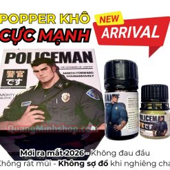 Popper Policeman Dạng Khô 60ml Cực Mạnh – Mới 2026