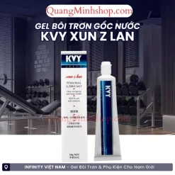 Hình ảnh thực tế - Tuýp gel KVY trên tay