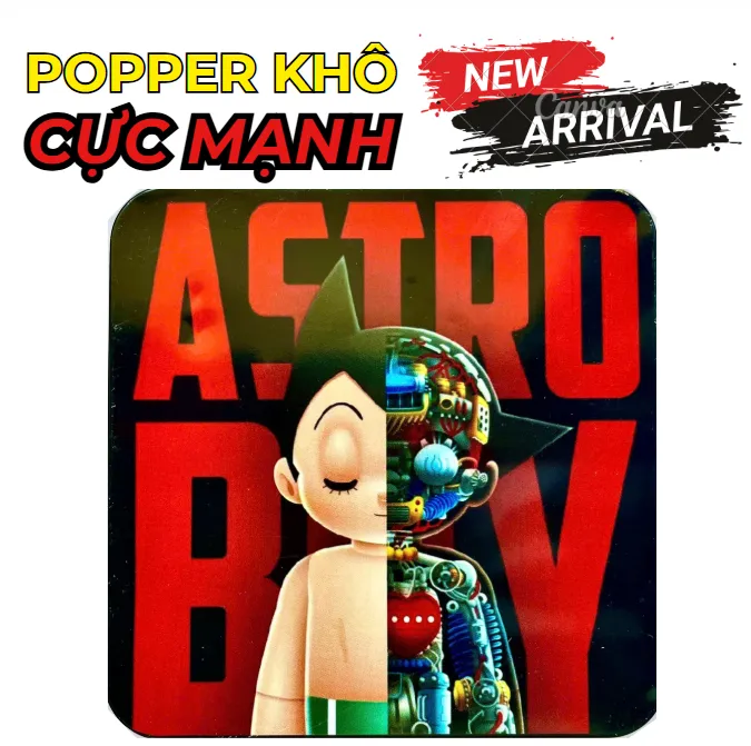 Review popper khô Astro Boy 60ml phiên bản 2026