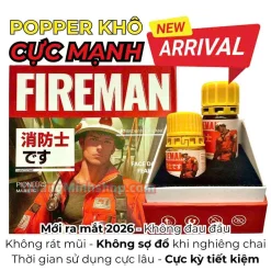 Hướng dẫn hít Popper Fireman đúng cách không đau đầu hiệu quả cao