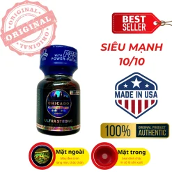 Review popper Chicago USA 10ml PWD chính hãng