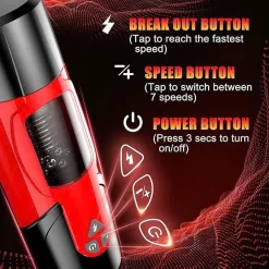 Mở hộp máy thủ dâm tự động có đế gắn tường