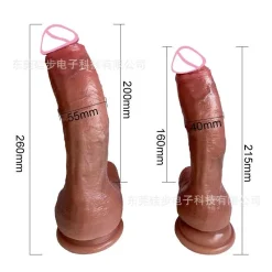 Mở hộp dương vật giả silicon mềm như da người