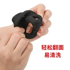 Cách đeo vòng 3 lỗ vào dương vật và bìu thực tế