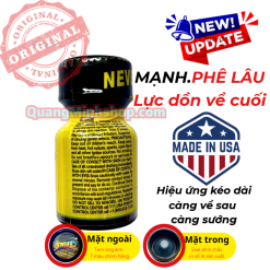 Mở hộp popper rush vàng chuối 10ml nguyên seal hộp giấy