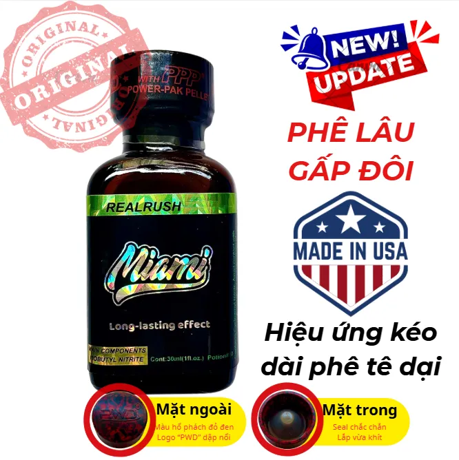 🌟 Review Popper Miami 30ml: Dòng Phê Lâu - Lực Mạnh Dồn Về Cuối