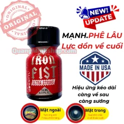 🌟 Review Popper Iron Fist Ultra Strong 10ml: Nắm Đấm Thép Phê Lâu Kéo Dài